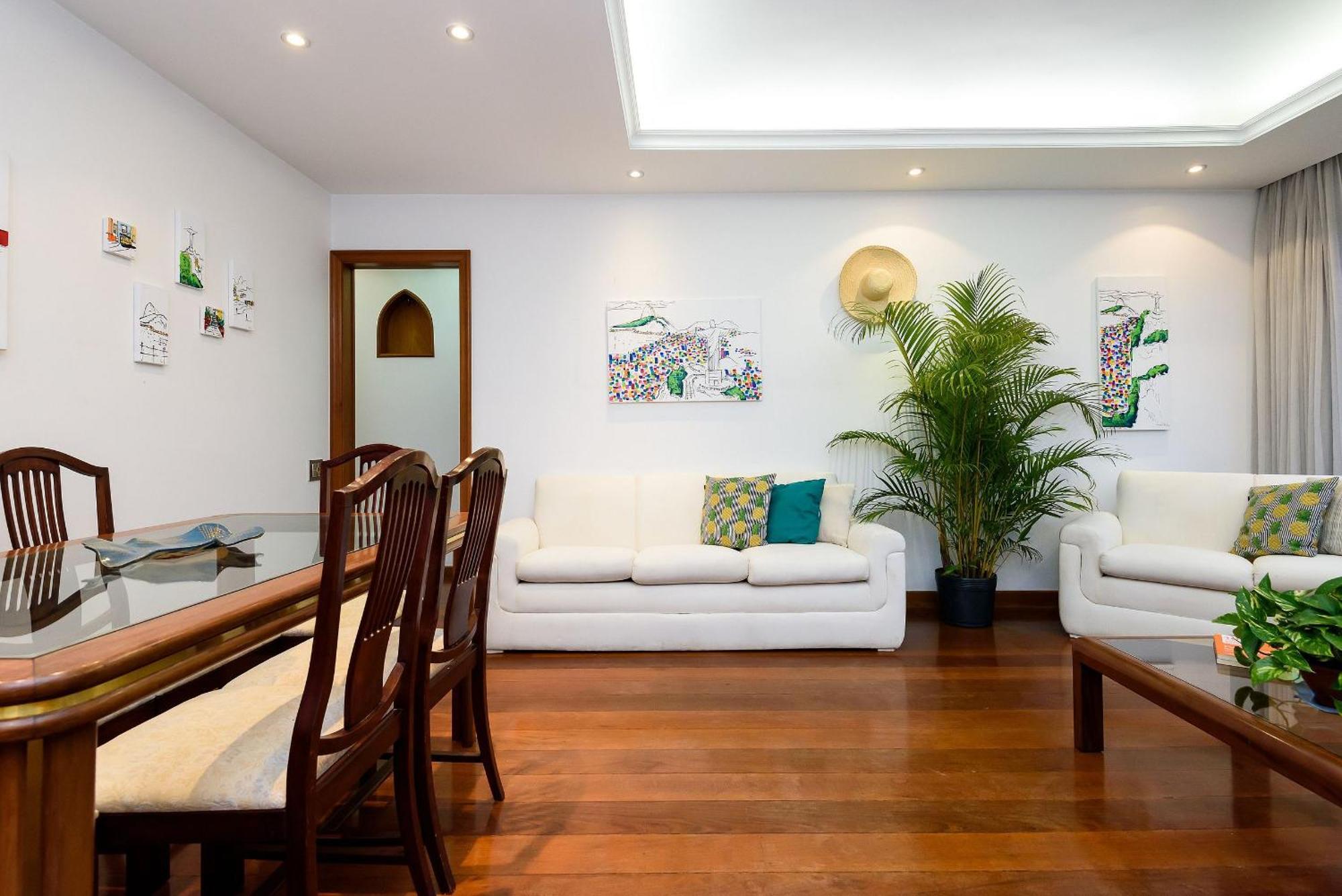 Omar Do Rio - Gsm 300/701: Grande Apto P/ Até 7 Pessoas, Internet 250mbps, Garagem + Smart Tv, Workstation, A 06 Minutos Andando Da Praia Do Leblon E Do Metrô * Río de Janeiro